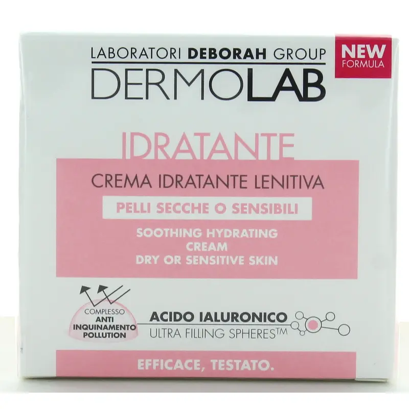 DERMOLAB VISO CREMA IDRATANTE LENITIVA 50 ML.