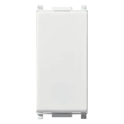 Deviatore VIMAR Serie PLANA 14004 - 1P NA 10A Illuminabile 1 Modulo Bianco
