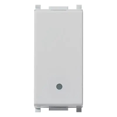 Deviatore VIMAR Serie PLANA 14004.SL - 1P NA 10A Illuminabile 1 Modulo Silver