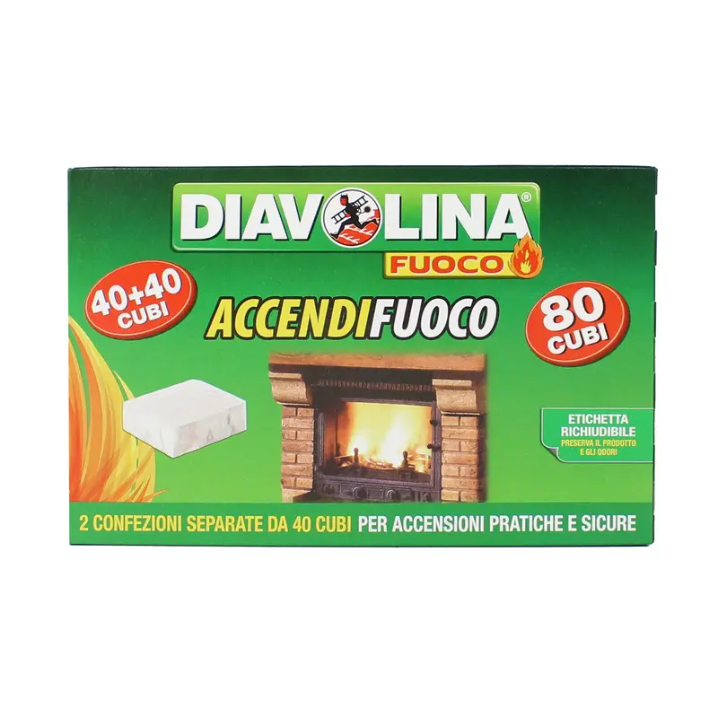 DIAVOLINA ACCENDIFUOCO 80 CUBI