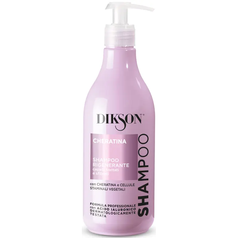 DIKSON CHERATINA SHAMPOO RIGENERANTE CAPELLI TRATTATI e SFIBRATI 500 ML