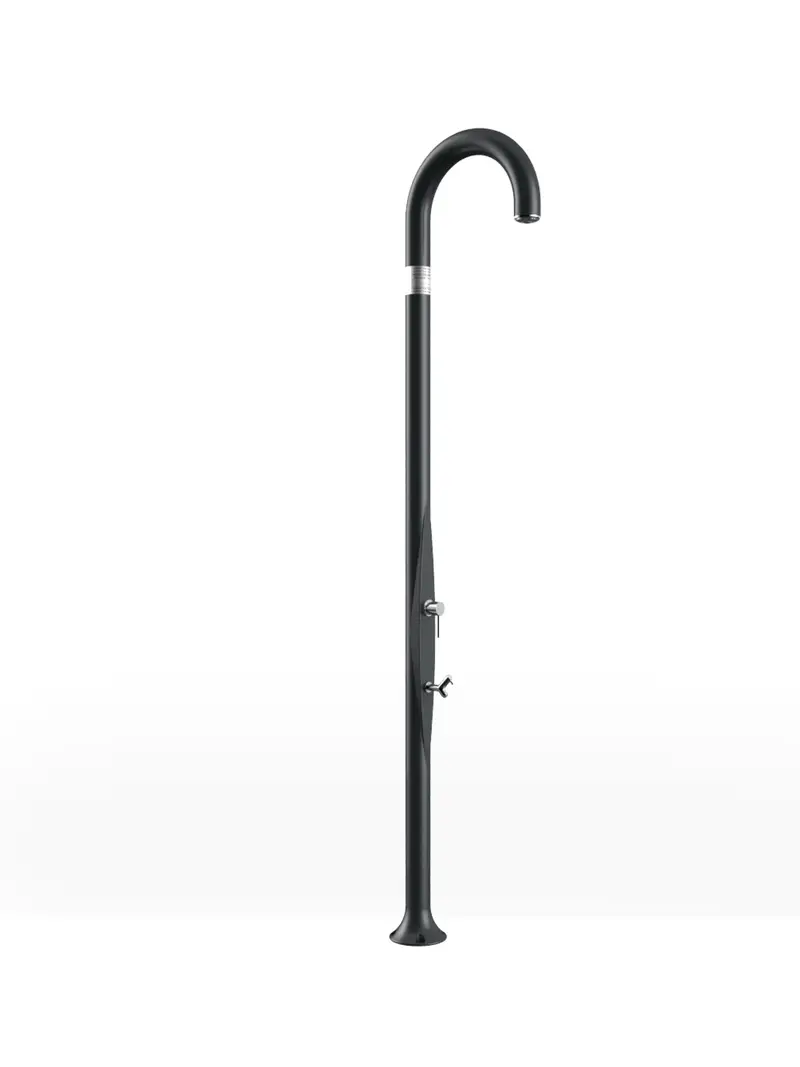 Doccia Tradizionale con Lavapiedi Arkema Design Funny Yin Antracite T125 - Varie Colorazioni