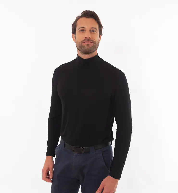 Dolcevita uomo TENCEL™ cashmere manica lunga