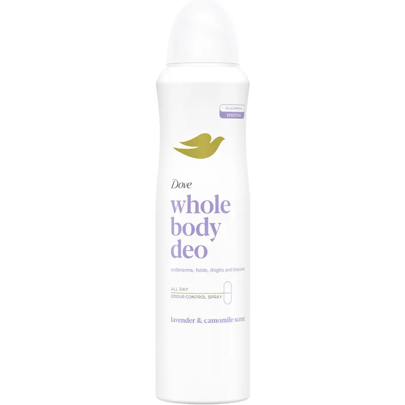 DOVE DEODORANTE BODY LAVENDER & CAMOMILE SCENT SPRAY 150 ML