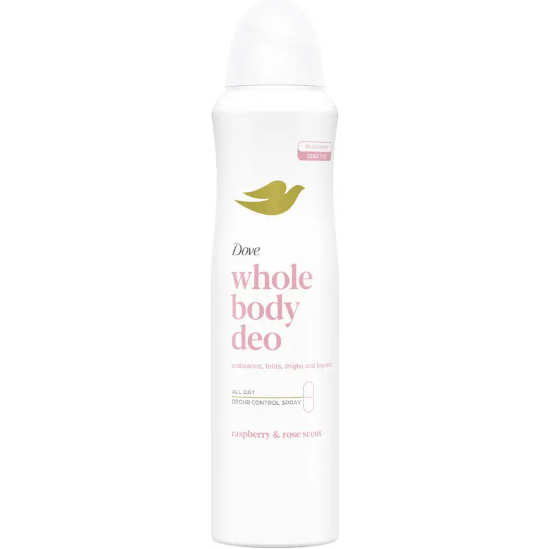 DOVE DEODORANTE BODY RASPBERRY & ROSE SPRAY 150 ML