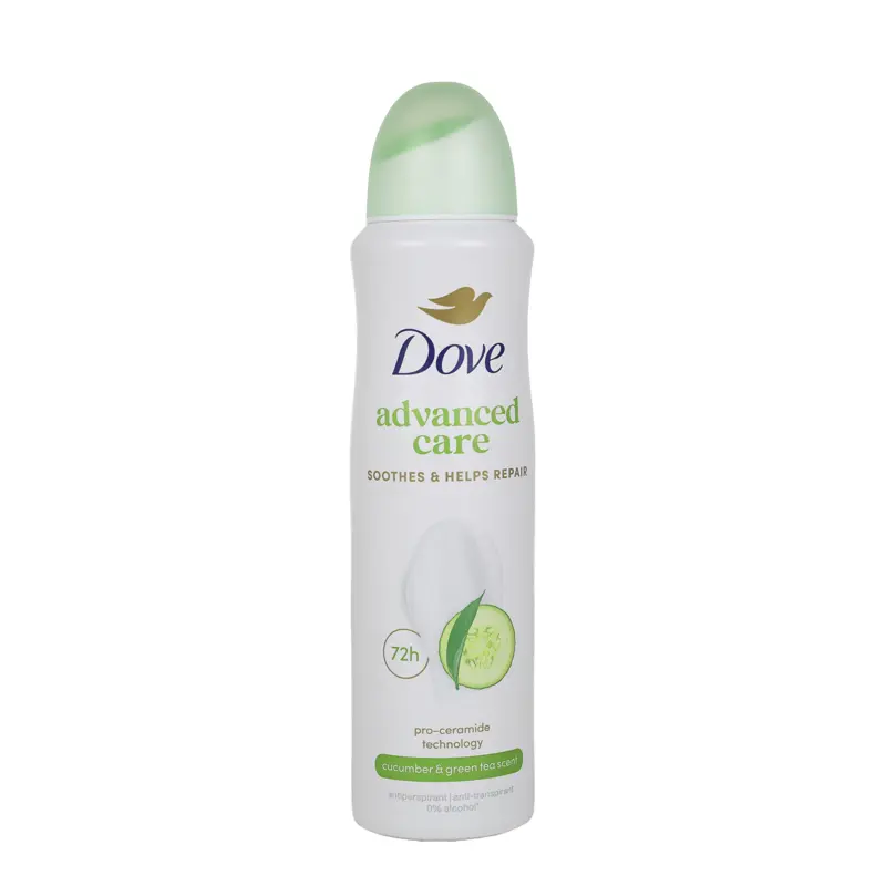 DOVE DEODORANTE SPRAY GO FRESH CUCUMBER & GREEN TEA ADVANCED CARE 150 ML