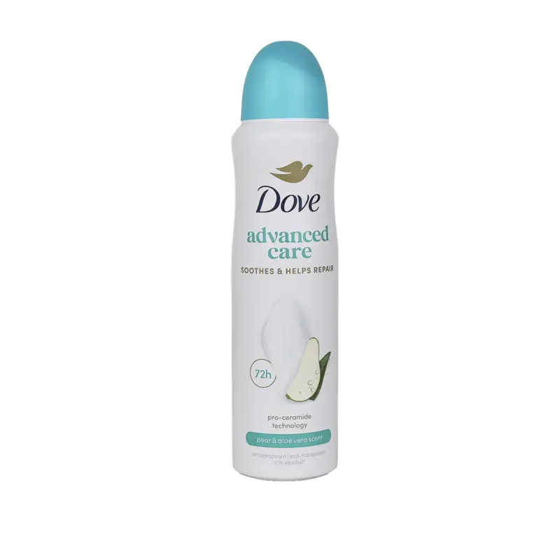 DOVE DEODORANTE SPRAY GO FRESH PEAR & ALOE VERA ADVANCED CARE 150 ML