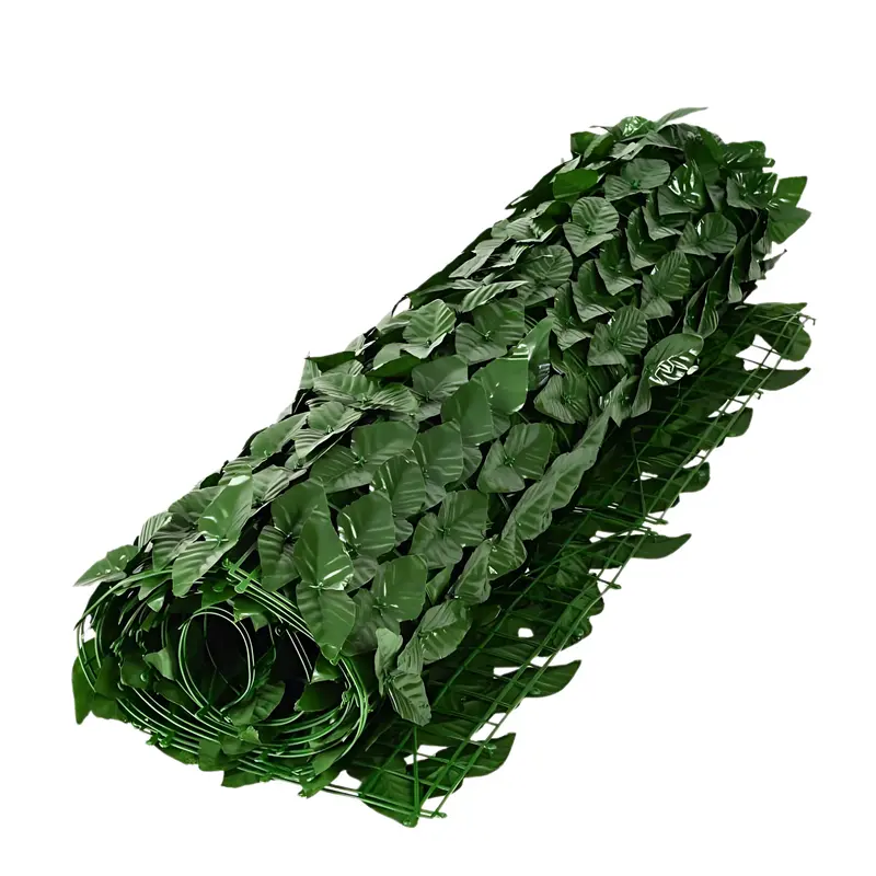 Edera Finta Da Esterno Per Balcone Siepe Premium Quality Pianta Ringhiera Foglie Decorativa Erba Sintetica Frangivista Pannello Terrazzi Parete Verde