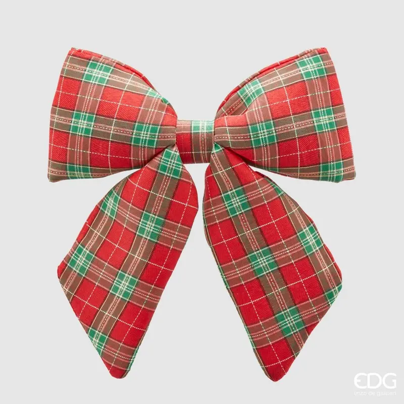 Edg - fiocco tartan in lino  | rohome