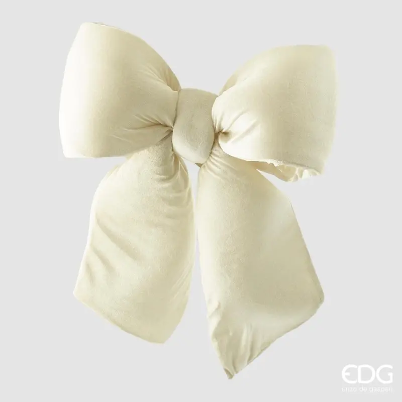 Edg - fiocco velluto bianco 40x48cm | rohome
