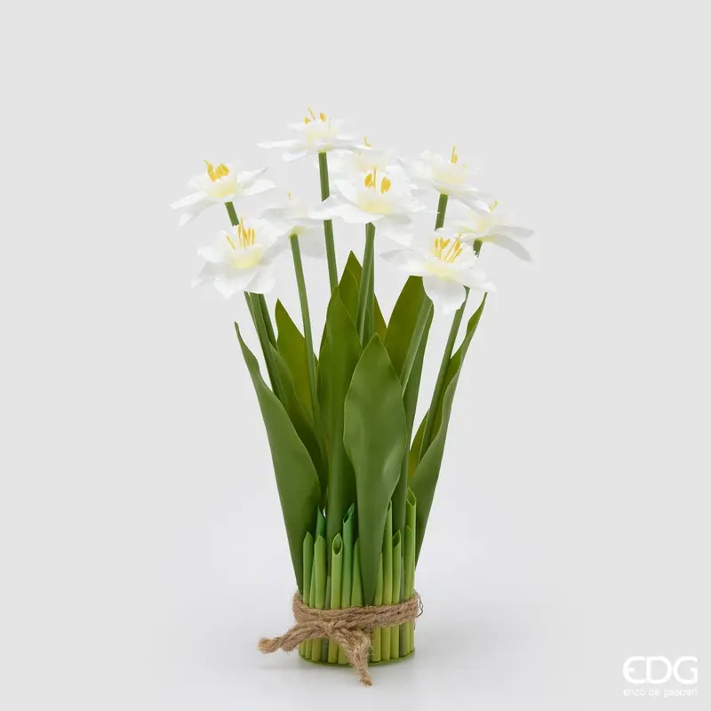 Edg - Mazzo artificiale Narciso 9 fiori | Rohome