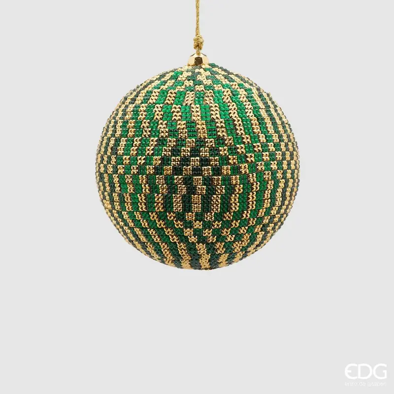 Edg - Palla di natale Edg mosaico verde oro | rohome