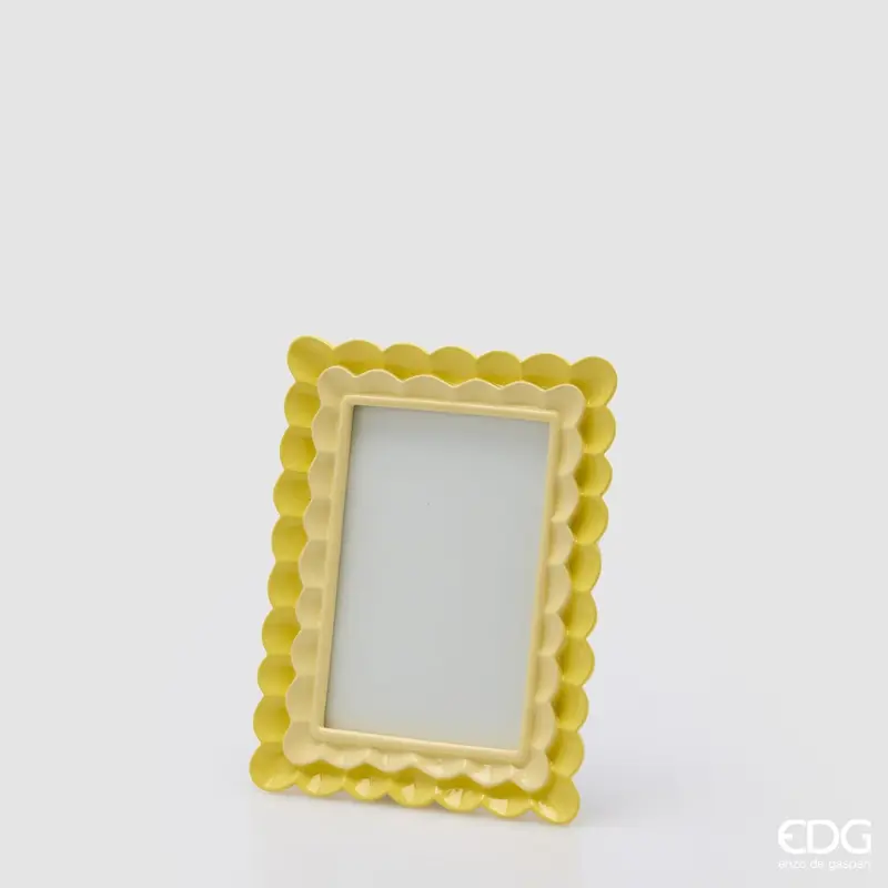 Edg - Portafoto blaze rettangolare giallo h.20cm | Rohome