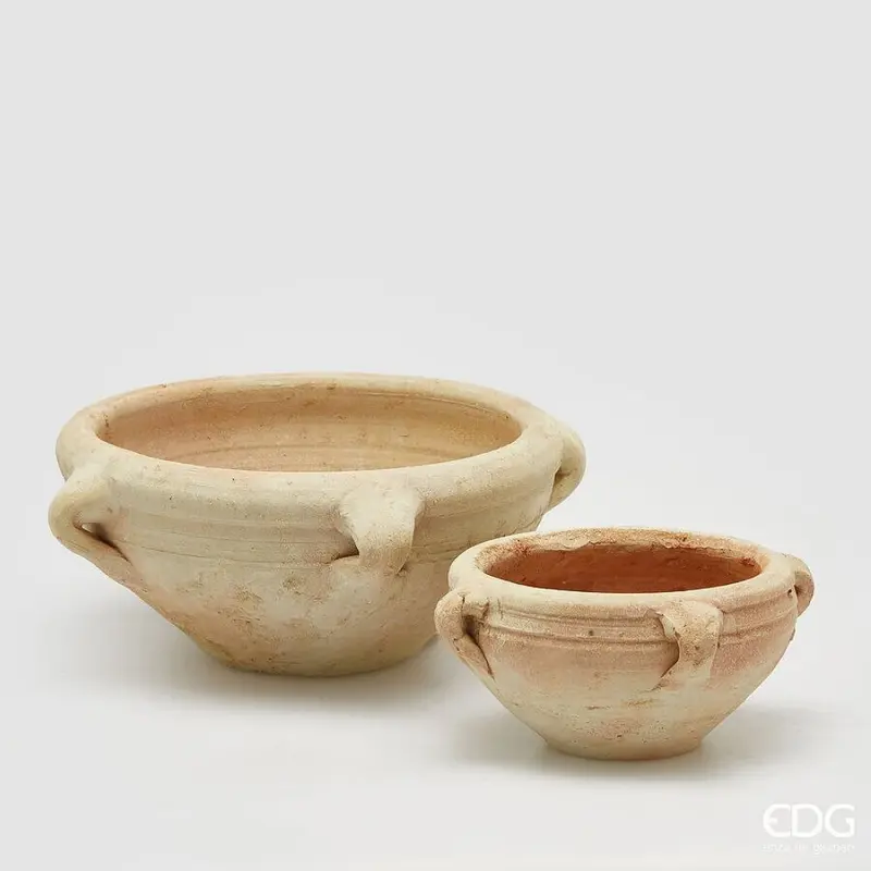 Edg - Vaso in terracotta ciotola con manico | Rohome