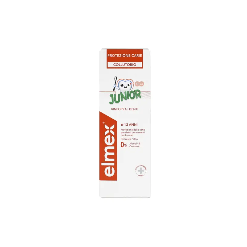 ELMEX COLLUTORIO PROTEZIONE CARIE JUNIOR 6-12 ANNI BAMBINI 400 ML