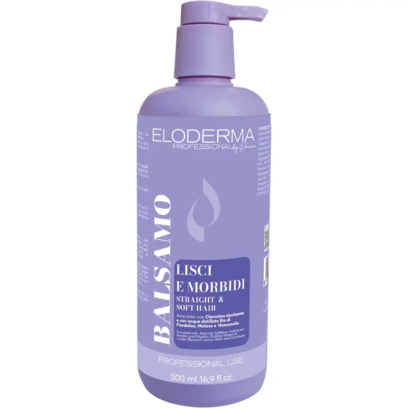 ELODERMA PROFESSIONAL BY PROVIVE BALSAMO CAPELLI LISCI E MORBIDI 500 ML
