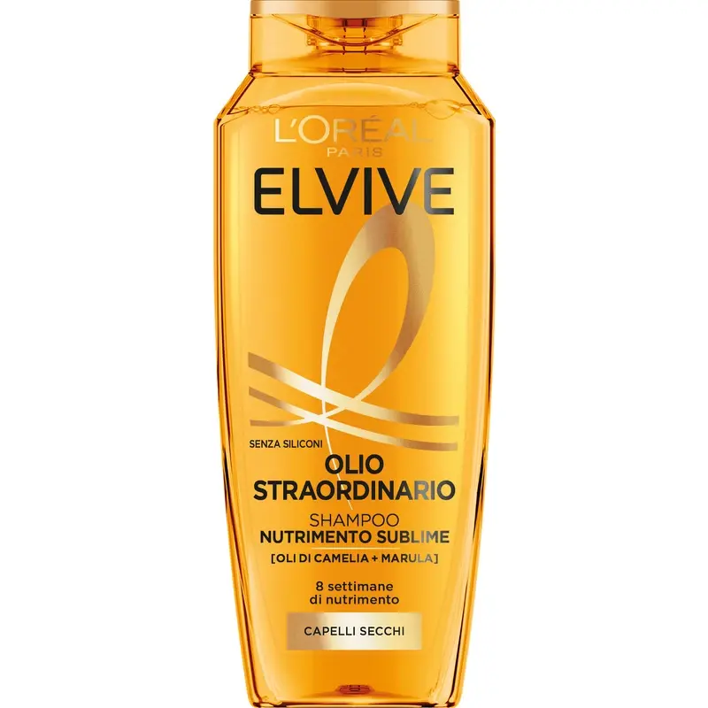ELVIVE SHAMPOO OLIO STRAORDINARIO NUTRIMENTO SUBLIME CAPELLI SECCHI 250 ML