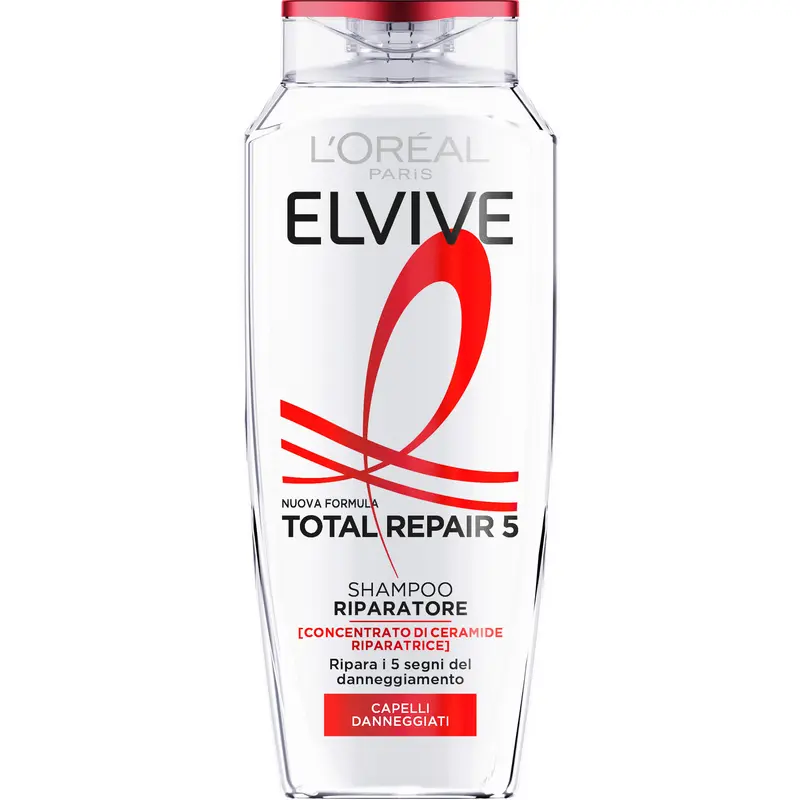 ELVIVE SHAMPOO TOTAL REPAIR 5 RIPARATORE CAPELLI DANNEGGIATI 250 ML