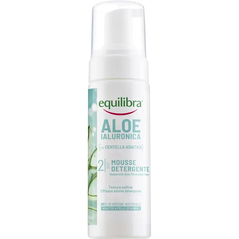 EQUILIBRA ALOE IALURONICA MOUSSE DETERGENTE PELLI SENSIBILI 150 ML