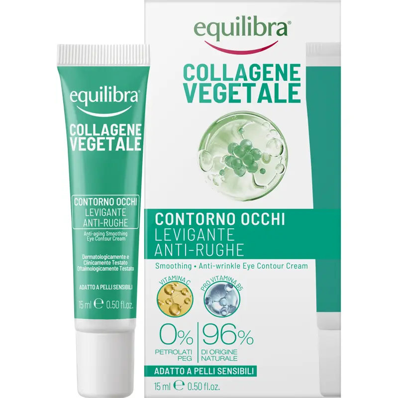 EQUILIBRA COLLAGENE VEGETALE CONTORNO OCCHI LEVIGANTE ANTI RUGHE 15 ML