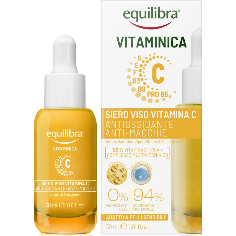 EQUILIBRA VITAMINICA SIERO VITAMINA C ANTI OSSIDANTE, ANTI MACCHIE 30 ML