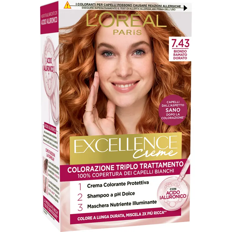 EXCELLENCE CREME N.7.43 BIONDO RAMATO DORATO