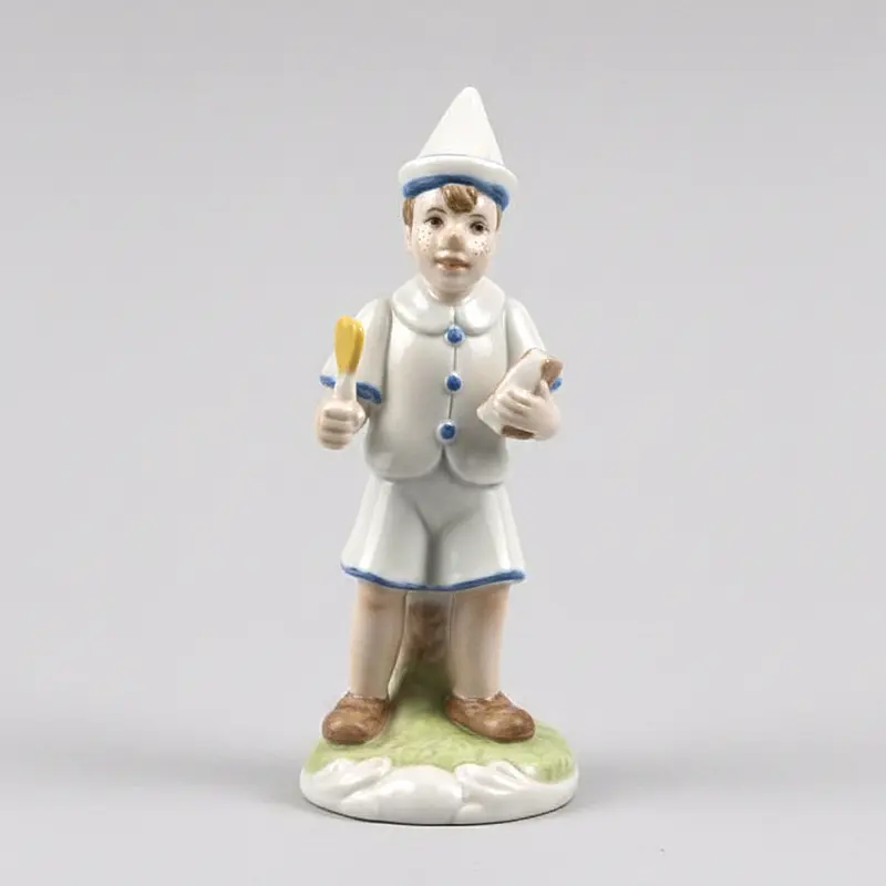 F.lli Majello Pinocchio Porcellana Capodimonte 17cm