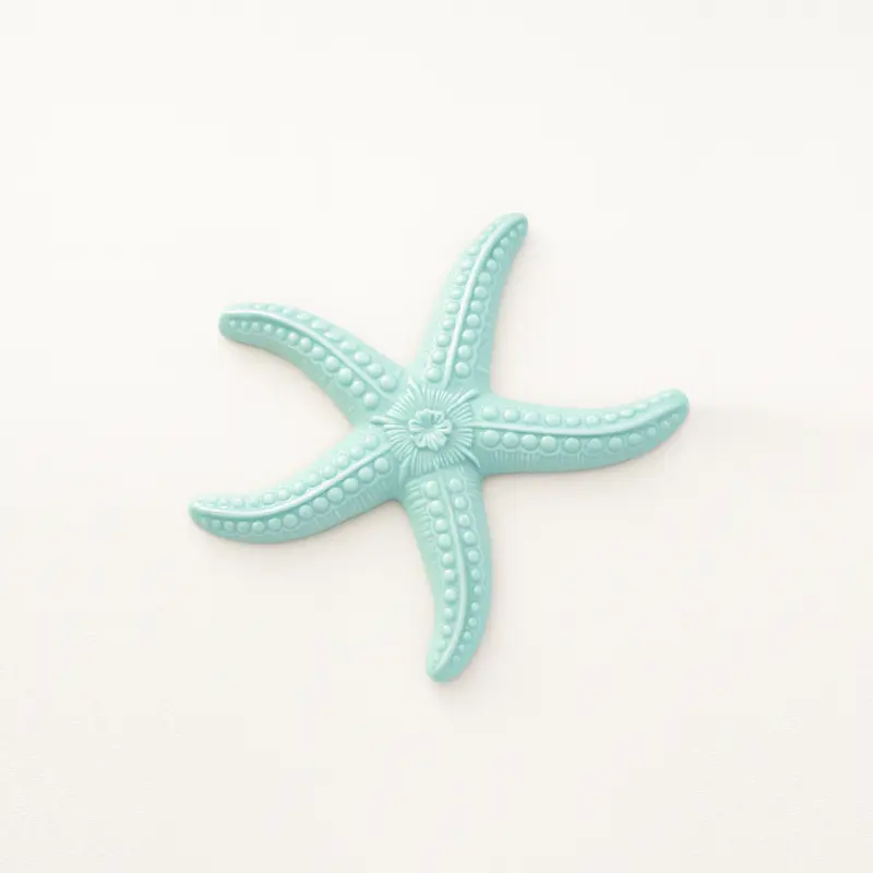 F.lli Majello – Stella Marina in Porcellana Acquamare 15 cm
