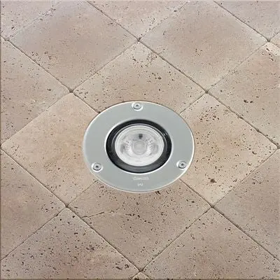 Faretto da Incasso LED DISANO MICROFLOOR 1670/LED - 6W 230V IP67 Inox Bianco