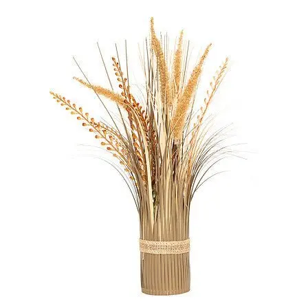 Fascio di grano naturale essiccato H. 35 cm | Rohome