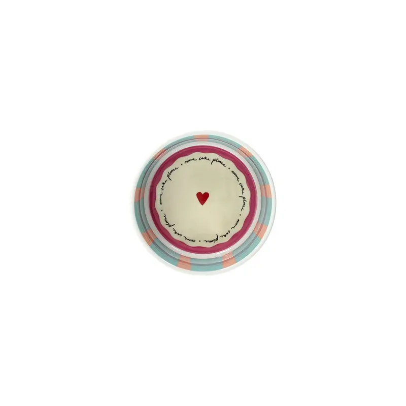Fontebasso - Coppetta Cuore Madame New Bone China Multicolor | Rohome