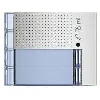 Frontale BTicino Terraneo 351121 - Porter 2 Pulsanti Evoluto Allmetal