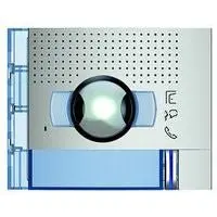 Frontale BTicino Terraneo 351311 - Audio/Video Grandangolare 1 Pulsante Allmetal