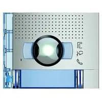 Frontale BTicino Terraneo 351321 - Audio/Video Grandangolare 2 Pulsanti Allmetal