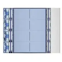 Frontale BTicino Terraneo 352181 - 8 Pulsanti Colonna Doppia Allmetal