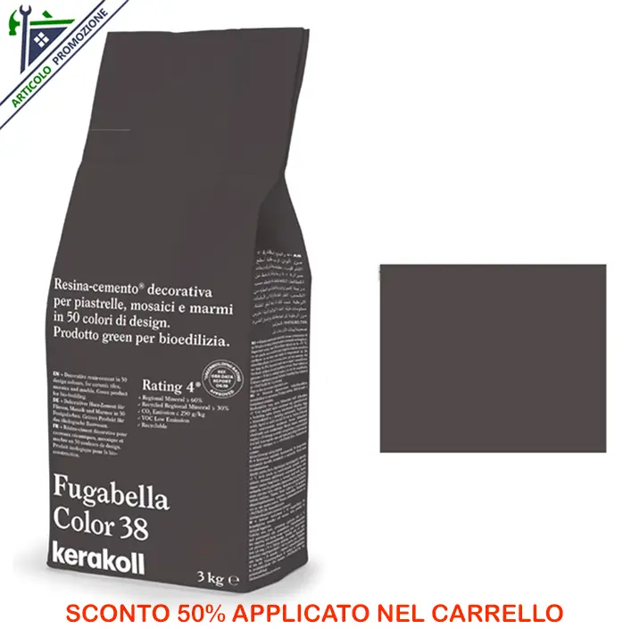 Fugabella Color 38 Kerakoll 3 Kg
