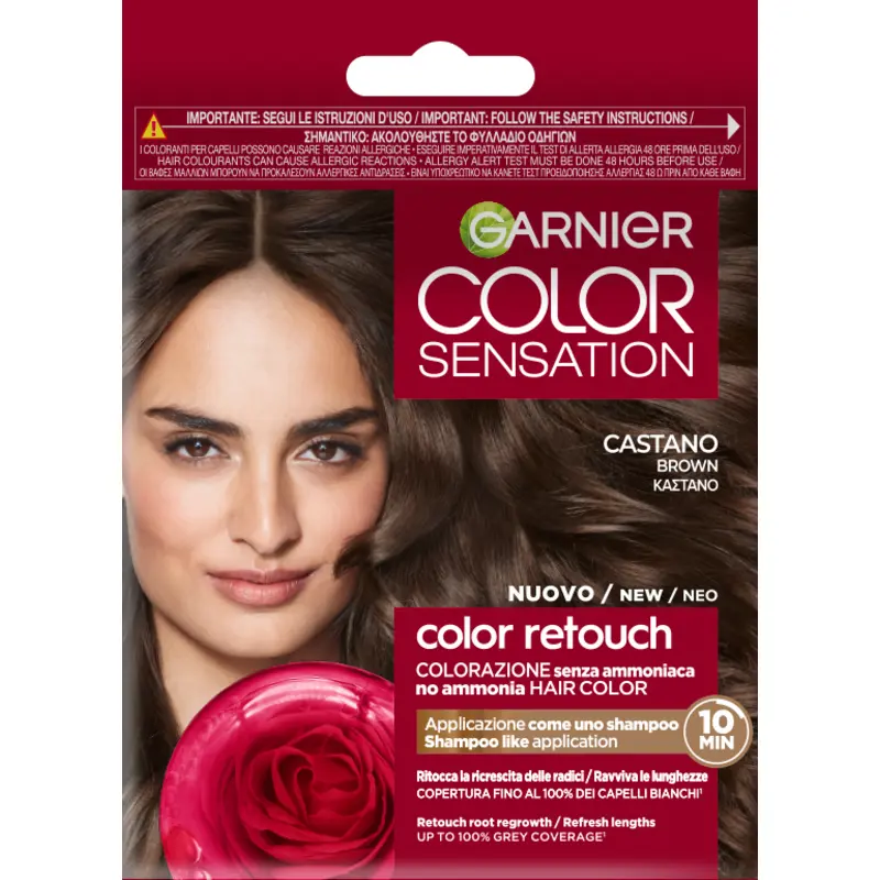 GARNIER COLOR SENSATION COLOR RETOUCH SENZA AMMONIACA CASTANO