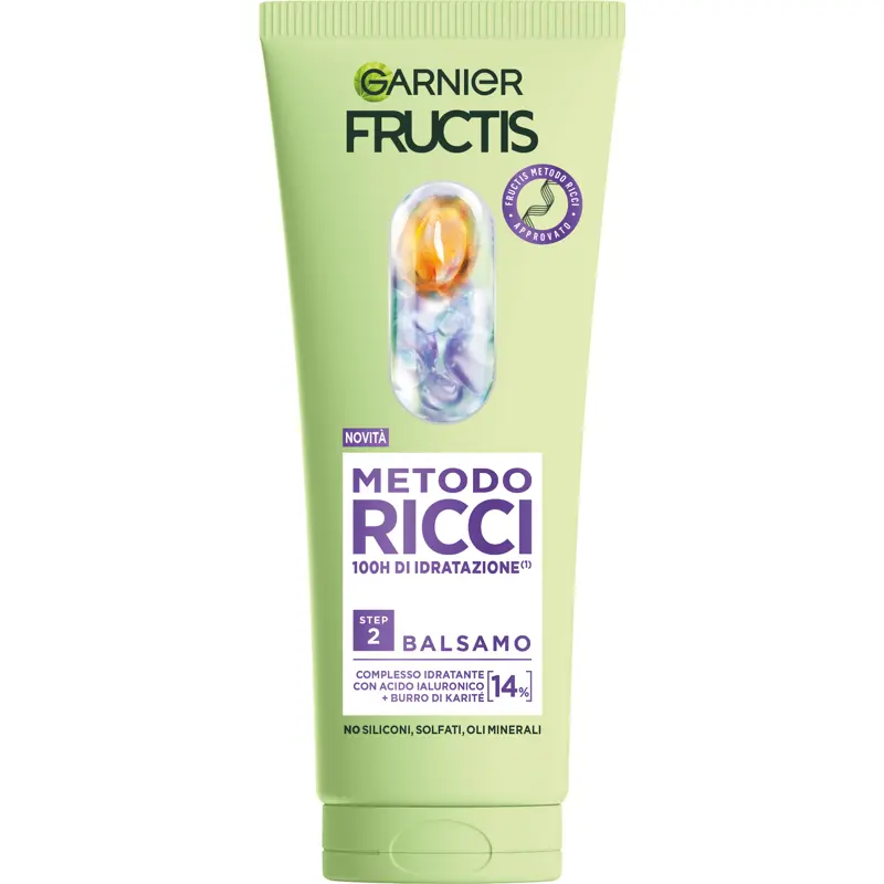 GARNIER FRUCTIS METODO RICCI BALSAMO 100H DI IDRATAZIONE STEP2 200 ML