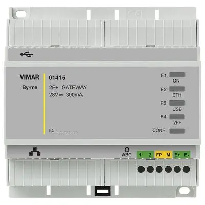 Gateway Smart VIMAR 01415 | Videocitofono 2 Fili IoT Cloud App Smartphone DIN