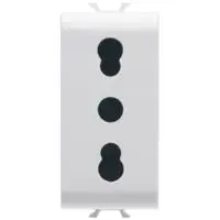 GEWISS GW10203 SERIE CHORUS PRESA BIPASSO 2P+T 10/16A BIANCO