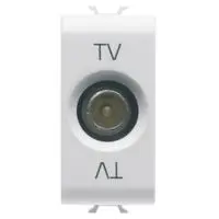 GEWISS GW10361AB SERIE CHORUS PRESA TV DERIVATA 9,5MM MASCHIO BIANCO ANTIBATTERICO