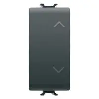 GEWISS GW12140 SERIE CHORUS PULSANTE COMMUATTORE INTERBLOCCATO 1P 16A NERO