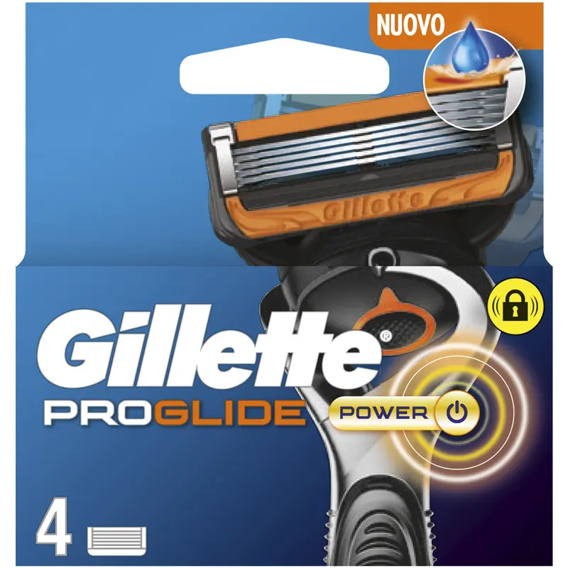 GILLETTE PROGLIDE POWER RICAMBIO 4 PZ