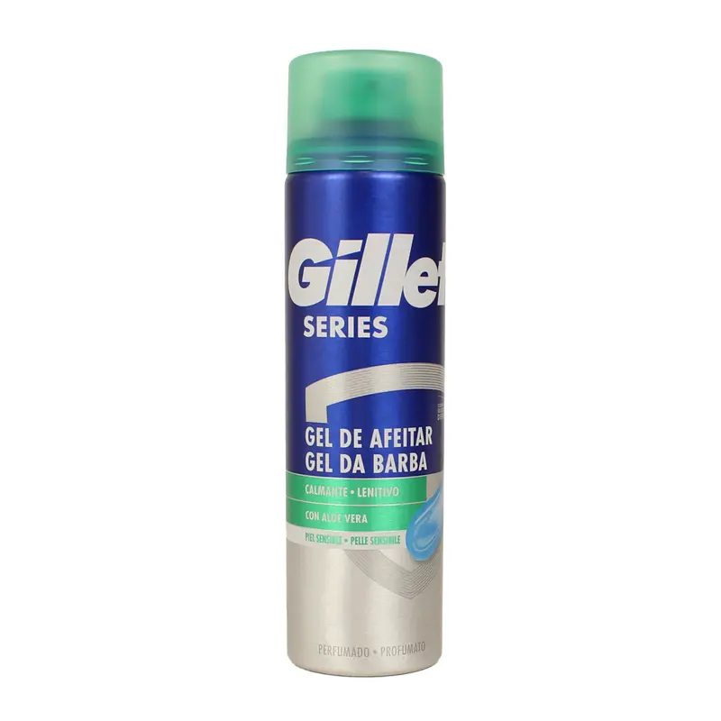 GILLETTE SERIES GEL BARBA LENITIVO CON ALOE VERA PELLI SENSIBILI 200 ML