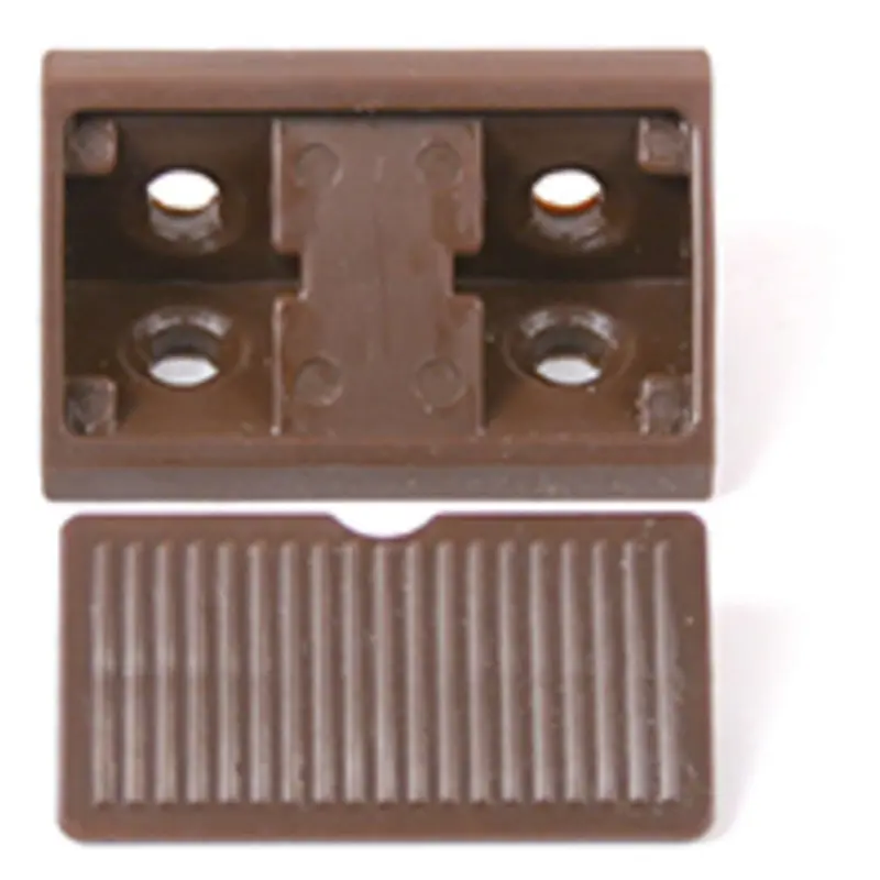 Giunzione Angolare In Plastica Marrone - 100 Pz