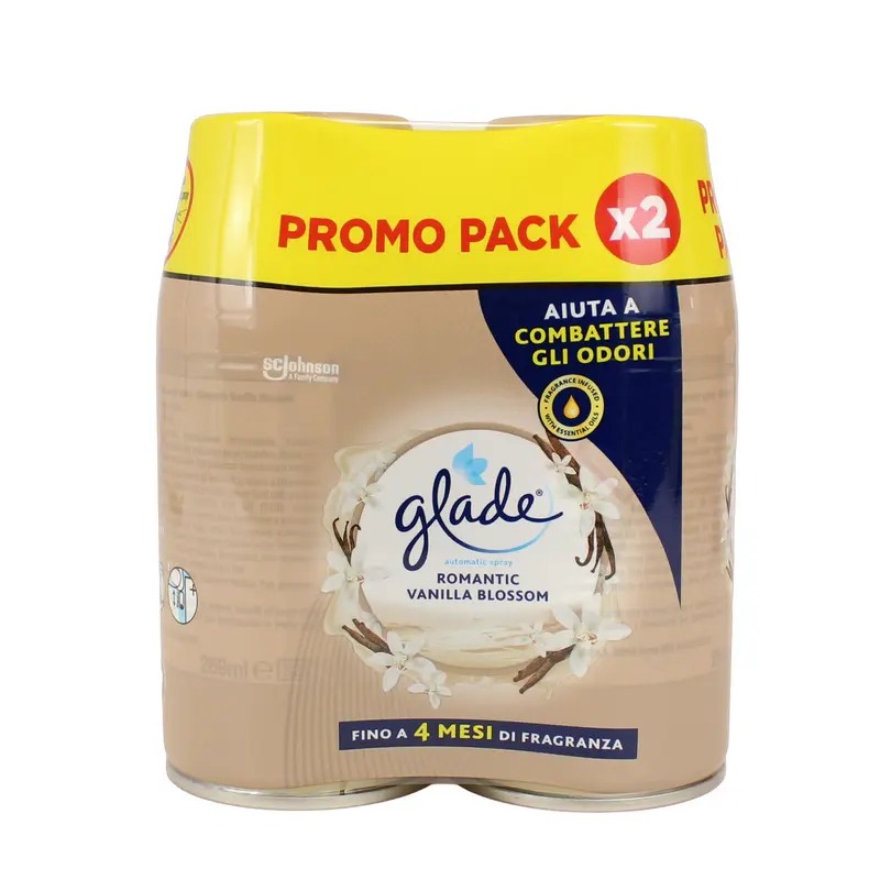 GLADE AUTOMATIC SPRAY RICARICA VANILLA BLOSSOM 2 PEZZI DA 269 ML