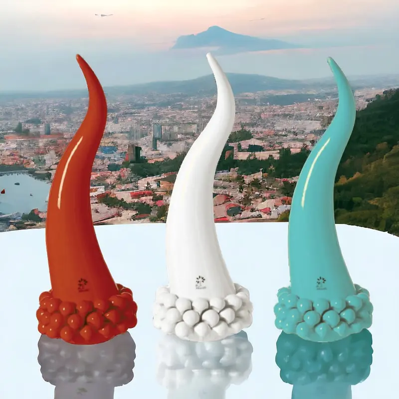 Gli Alberelli Corno Medio Pigna Ceramica 14x40 cm Made in Italy