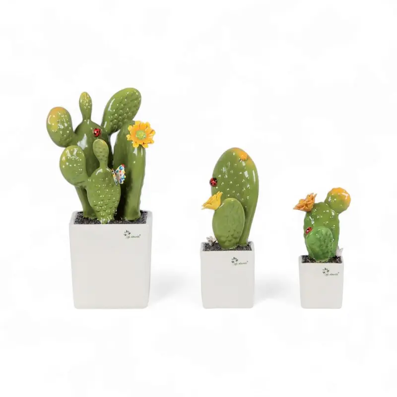 Gli Alberelli Piantina Grassa con Fiore Yellow 33/23/18