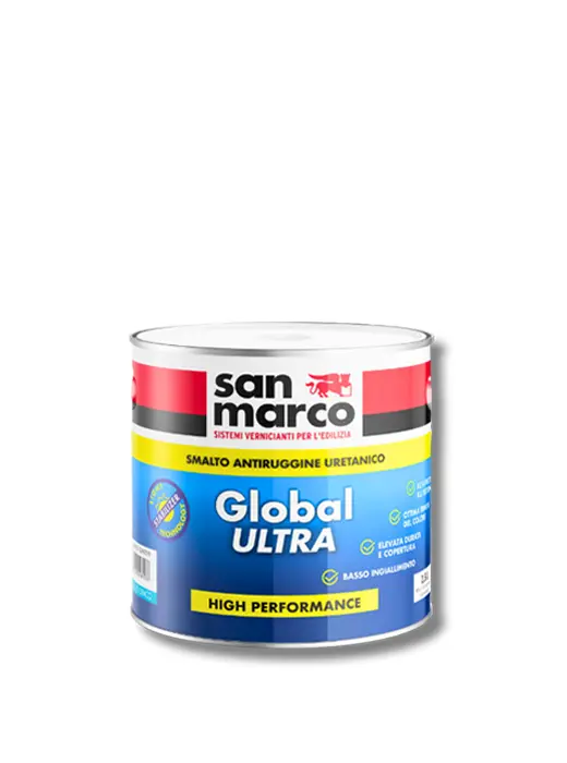 GLOBAL Ultra GL 10 Opaco Bianco Lt 0,75 San Marco