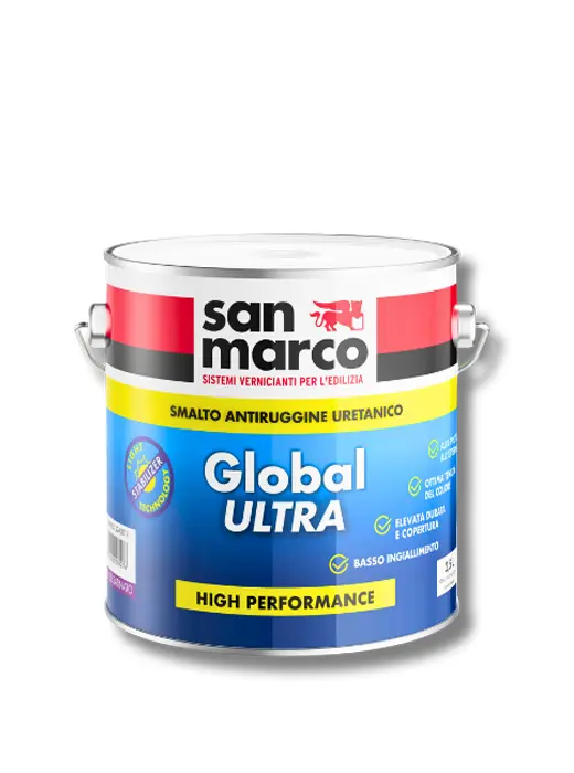 GLOBAL Ultra GL 25 Satinato Bianco Lt 2,5 San Marco